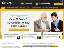 Tablet Screenshot of imo.net.au
